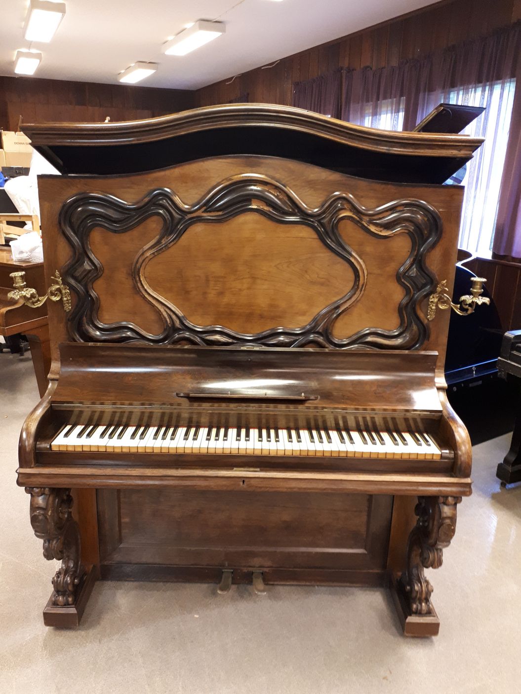 Namnlös, antik, piano
